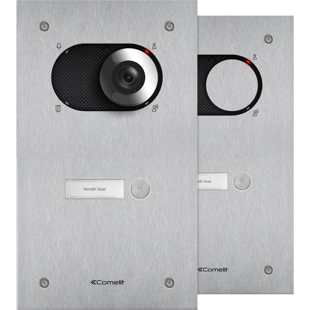 Comelit, Zubehör Gebäudesicherheit, IX0101 Frontplatte Switch 1TN 1R V4A