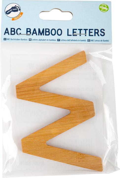 Actual product image small foot ABC letters W
