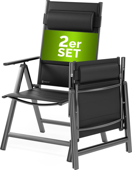 Image du produit Casaria Ensemble de chaises de jardin