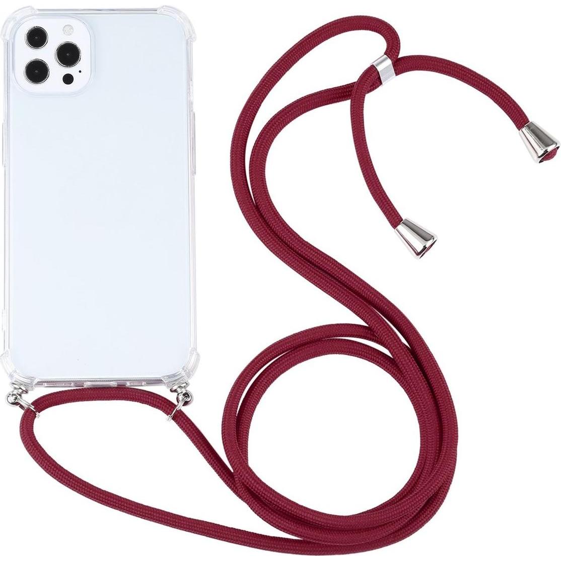 König Design Hülle Handy Schutz für Apple iPhone 13 Pro Case Cover Tasche Etuis Bumper Rot, Handykette, Rot