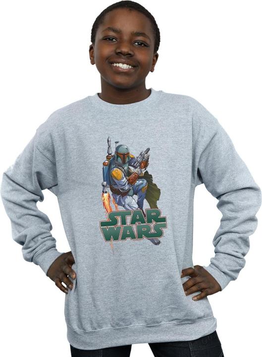 Immagine prodotto Star Wars Boba Fett Fired Up Felpa Ragazzi (116)