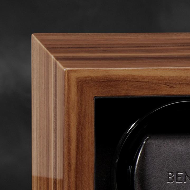 Produktbild Benson Uhrenbeweger Compact Double - Walnuss (2 x)