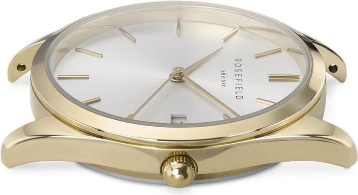 Productafbeelding Rosefield De Ace Zilver Zonnestraal Goud (Analoog horloge, 33 mm)
