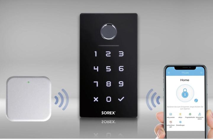 Produktbild GU Haustürpaket inkl. Erfassungseinheit Sorex WiFi Unilock, anthrazit