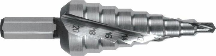 Actual product image Ruko Step drill bit HSS, spiral fluted with cross grinding
