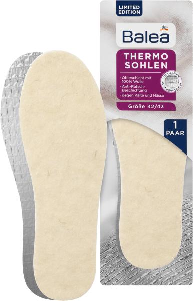 Produktbild dm Balea Einlegesohlen Thermo Gr. 42/43 (1 Paar)
