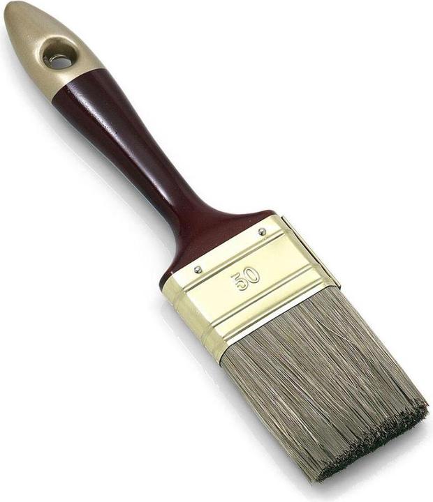 Produktbild HP Autozubehör Lasurpinsel 3 ″ 70 mm dunkle Mischborste Messing Handwerker (70 mm)