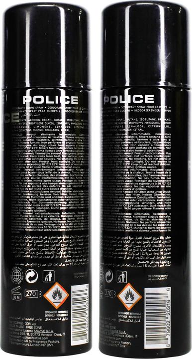 Actual product image Police Extreme Deodorant Spray - 200ml (Spray, 200 ml)