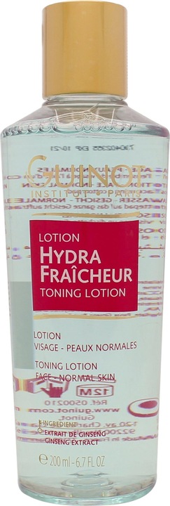 Actual product image Guinot Hydra Fraicheur Refreshing Toning Lotion Ginseng Extract 200ml (Tonic water, 200 ml)
