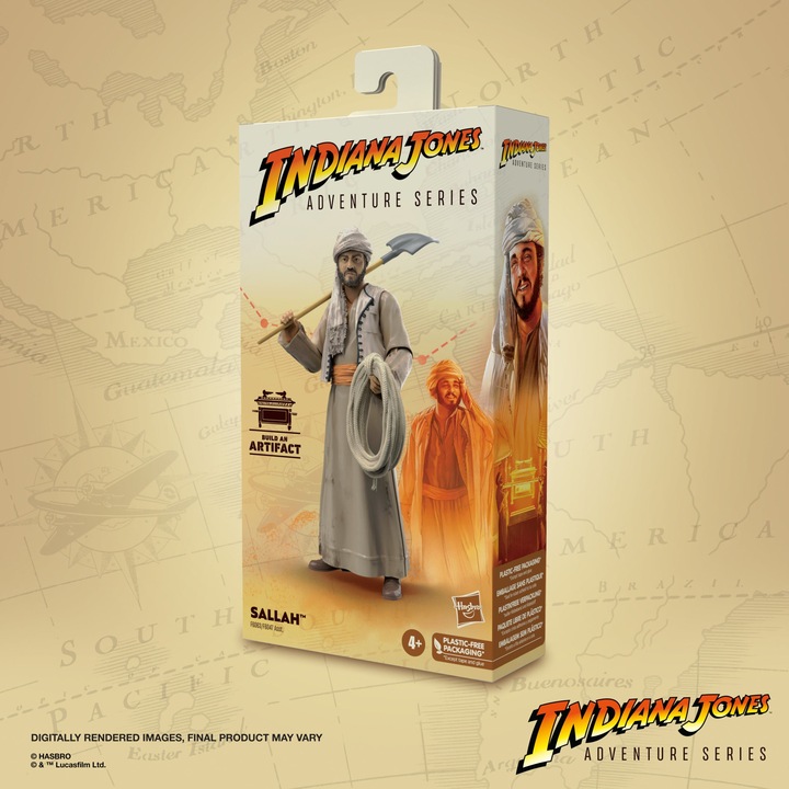 Actual product image Hasbro Indiana Jones Adventure Series Actionfigur Sallah (Raiders of the Lost Ark) 15 cm