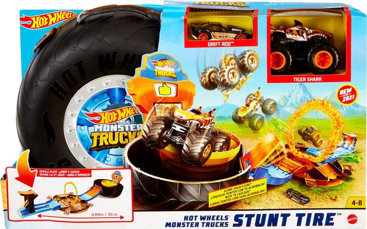 Produktbild Hot Wheels Monster Trucks - Stunt-Reifen-Spielset