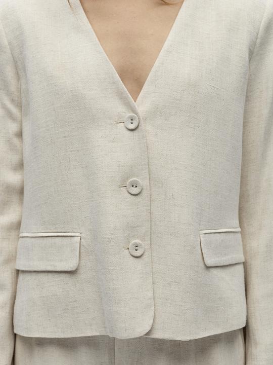 Produktbild Object Leinenmix Blazer (34)