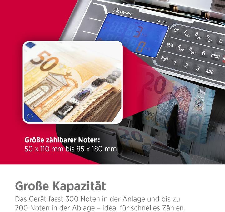 Produktbild Olympia NC 455, 300 notes