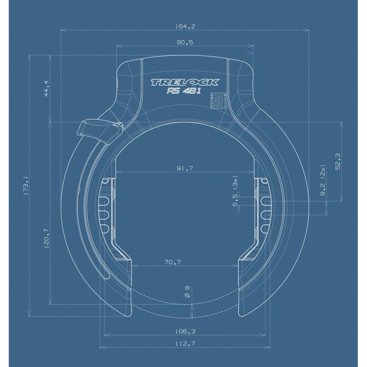 Immagine prodotto Trelock RS 481 Protect-O-Connect XXL AZ