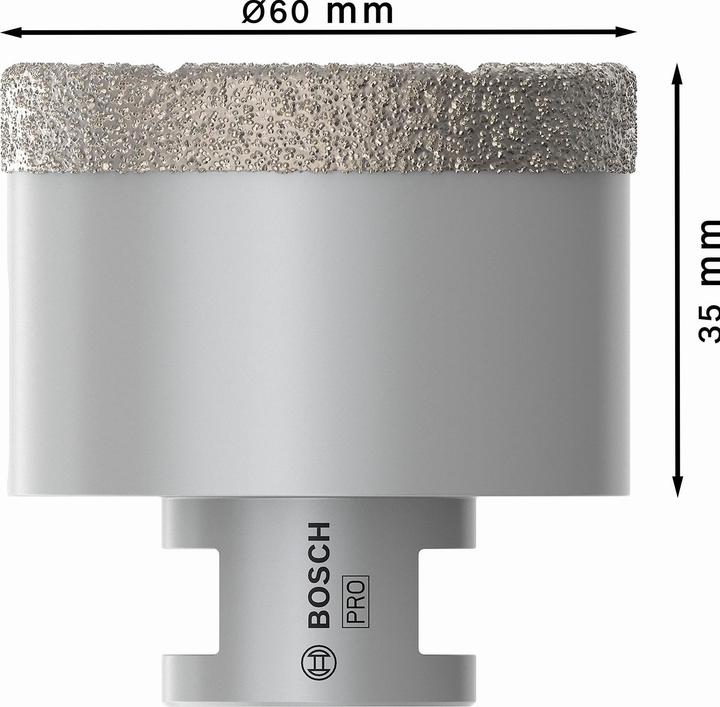 Productafbeelding Bosch Professional Zubehör Diamant droogboor 60 mm Ac (60 mm)