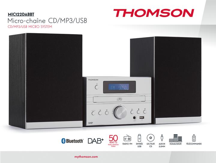 Produktbild Thomson MIC122DABBT (Bluetooth, CD Player)