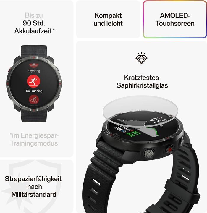 Actual product image Polar Grit X2 Outdoor Multisport Watch