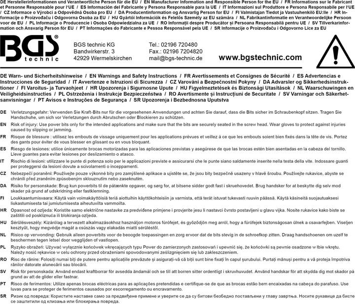 Produktbild BGS Kraft-Bit-Einsatz (Innensechskant)