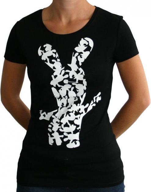 Actual product image ABYstyle Raving Rabbids - Silhouette - M size (L)
