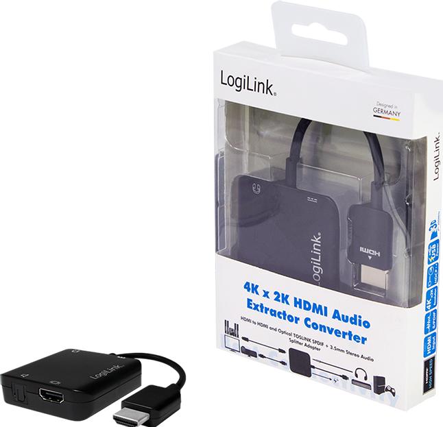 Actual product image LogiLink HDMI audio converter (Digital -> Digital, Audio Splitter)