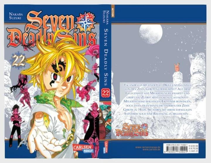 Produktbild Seven Deadly Sins 22 (Deutsch, Suzuki Nakaba, 2018)