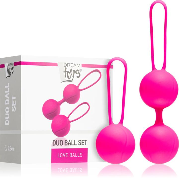 Actual product image Dream Toys Kulki-PLEASURE BALLS & EGGS DUO BALL SET