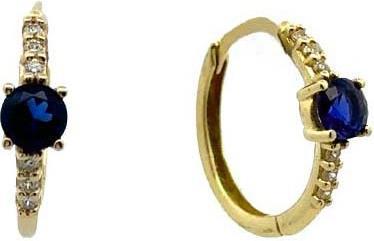 Image du produit Passion Creoles Or 9 Carats - Zirconia - Saphir Synthetique