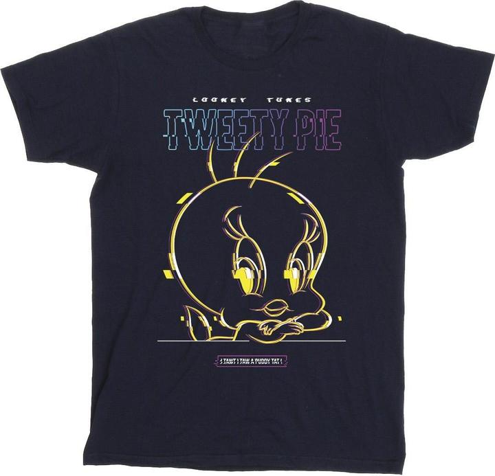 Actual product image Looney Tunes Boys Tweety Glitch T-Shirt (116)