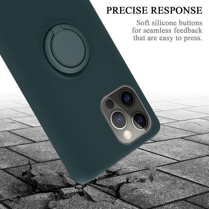 Immagine prodotto Cadorabo Custodia in silicone TPU Liquid Ring Cover (Apple iPhone 12 Pro Max)