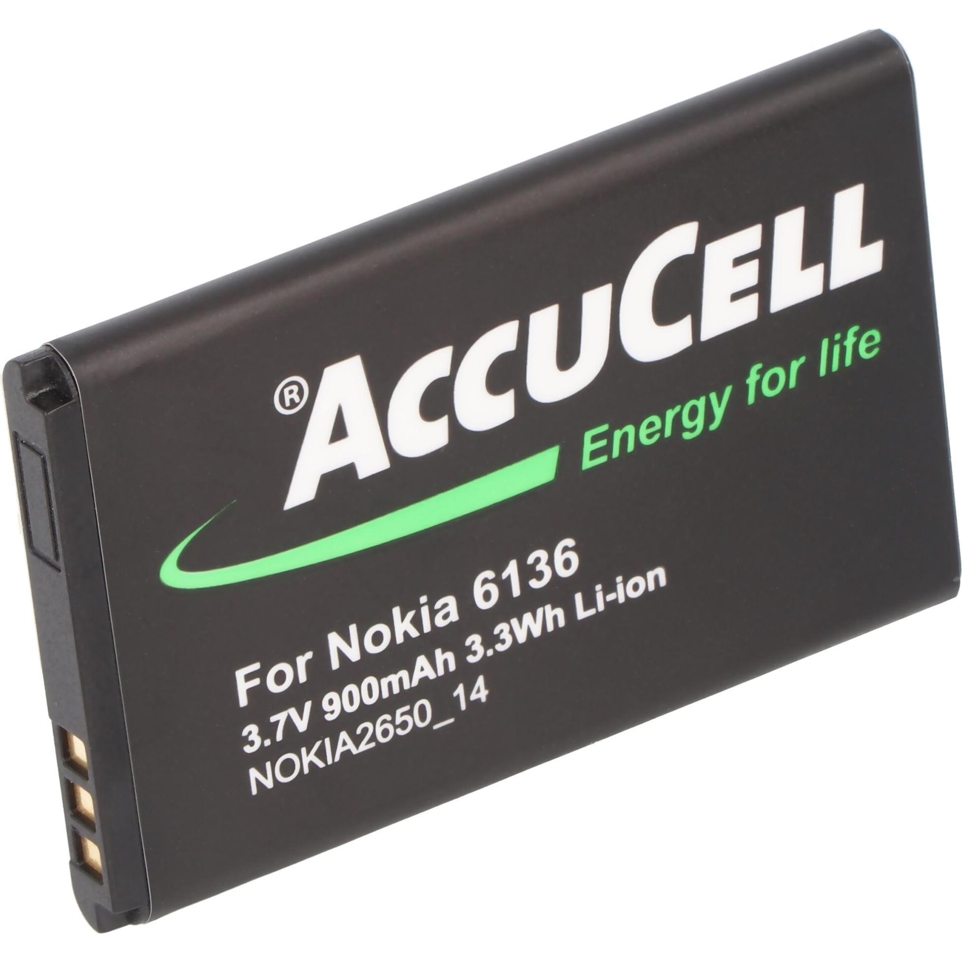 AccuCell Akku Nokia 7270, BL-4C, Smartphone Akku