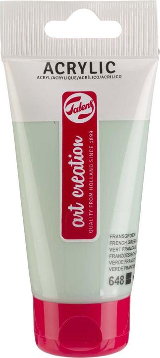 Image du produit Talens Art Creation Acrylfarbe, Tube 75 ml, Französischgrün 648 (vert français, 75 ml)
