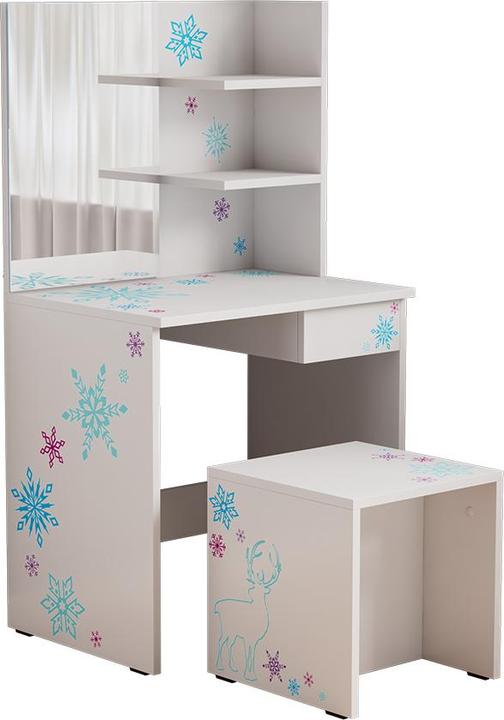 Immagine prodotto Oskar-Store Schneeflocke mit Hocker (55 x 40 x 103 cm)