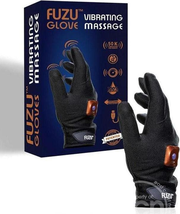 Produktbild Fuzu Vibrating Massage Glove Right Hand Medium - Black