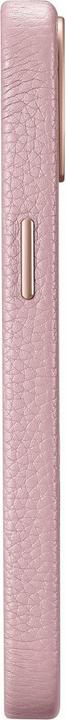 Actual product image iCarer litchi Premium leather case iPhone 14 Plus Magnetic leather case with magSafe pink (WMI142207 (Apple iPhone 14 Plus)
