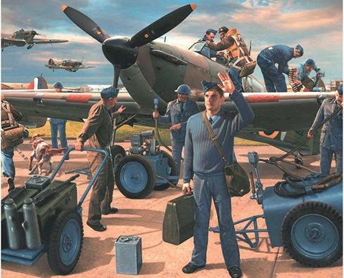 Actual product image Airfix WWII RAF Ground Crew