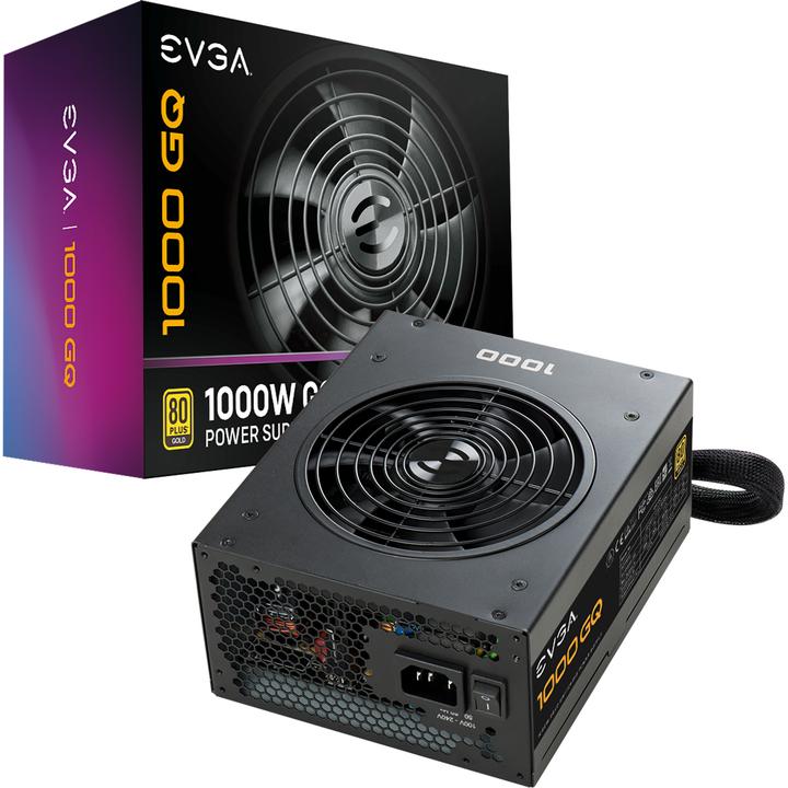 Actual product image EVGA Power supply 1000 GQ 1000 W, 80 PLUS Gold, fully modular (1000 W)