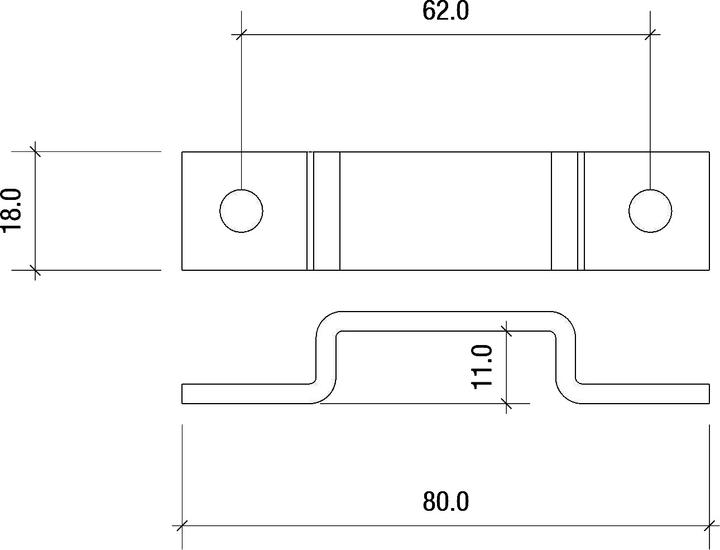 Actual product image Blaser Einbruchschutz Clamp 11/18 for window lock BLASER