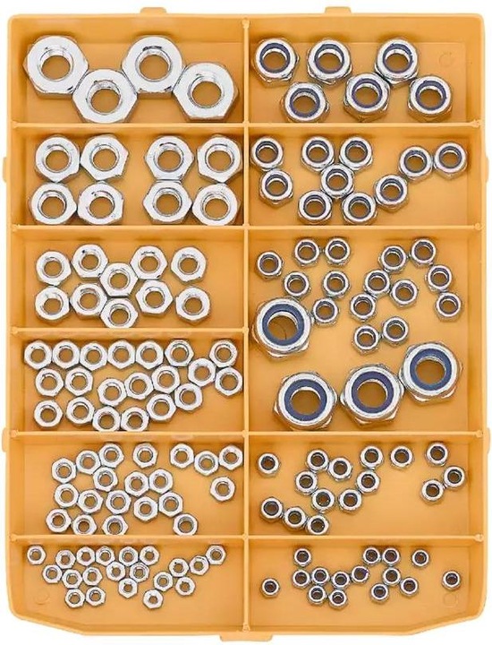 Produktbild BestaPac Muttern Sortiment (M8, M6, M10, M3, M5, M4)