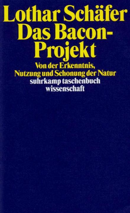 Produktbild Das Bacon-Projekt (Deutsch, Lothar Schäfer, 1999)