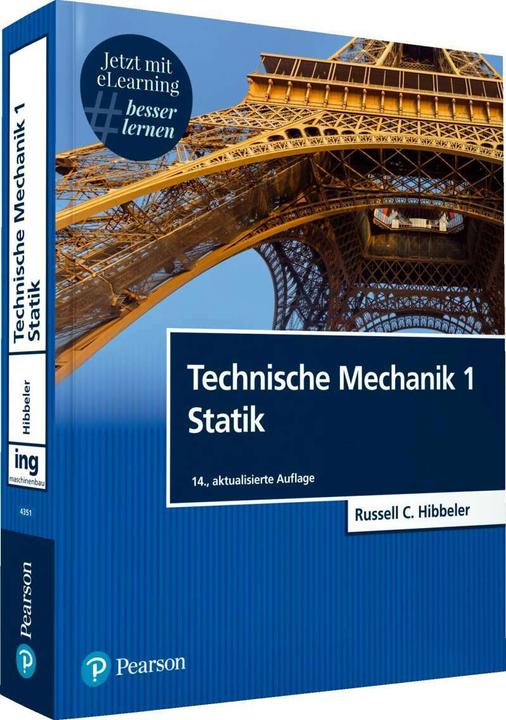 Produktbild Technische Mechanik 1 Statik (Deutsch, Russell C. Hibbeler, 2018)