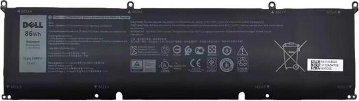 Actual product image Dell 86Wh Lithium-ion battery for XPS 15 (6 cubicles, 7200 mAh)