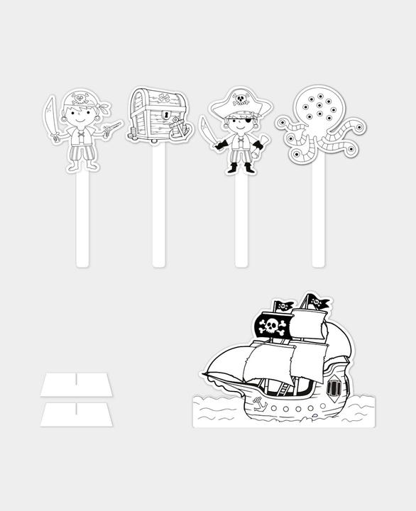 Image du produit I Am Creative I AM CREA Jeu de poupées MAA4087.5 Pirate, papier, 5 pcs.