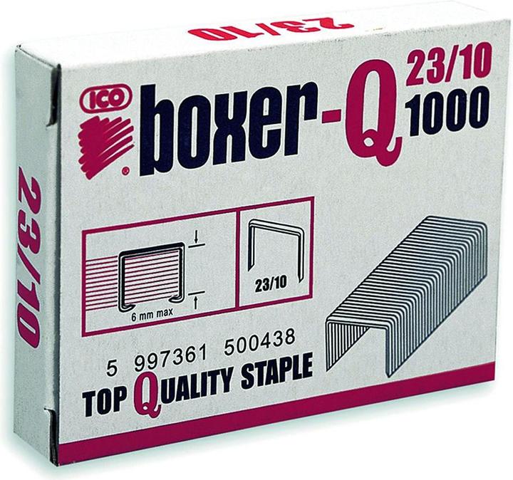 Ico Klammern Boxer, 23/10, verzinkt, 1000 Stck (1000x)