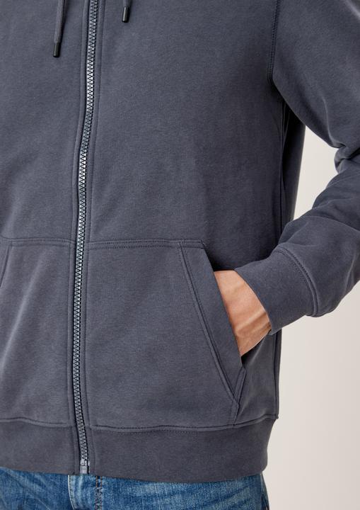 Produktbild S.Oliver Herren Sweatjacke langarm mit Kapuze Tasche Reissverschluss | 1 Stück (L)