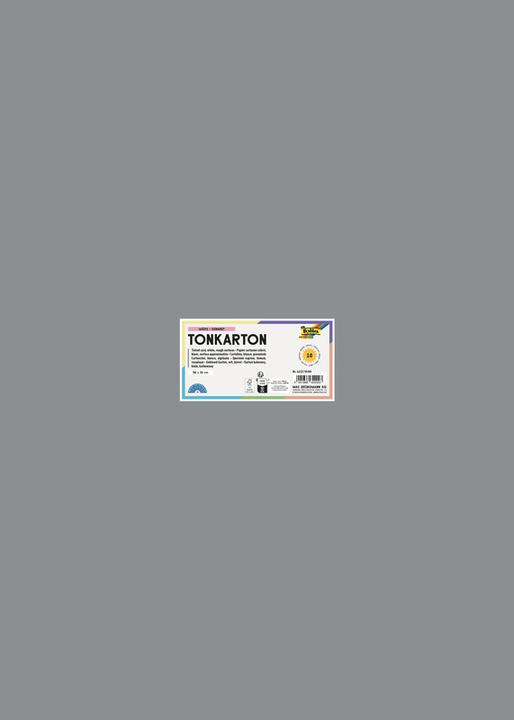Produktbild Folia Tonkarton, (B)500 x (H)700 mm, 220 g/qm, steingrau (10 x)