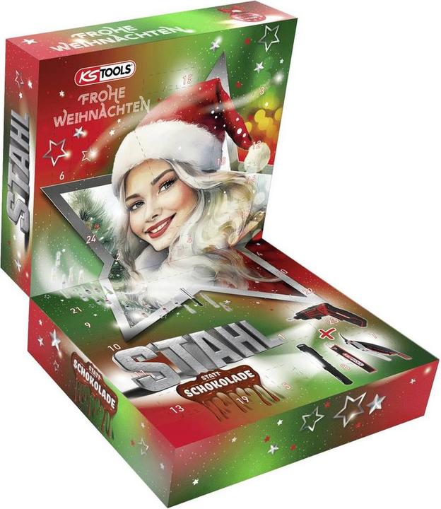 Actual product image KS Tools Adventskalender Stahl statt Schokolade 515.6599