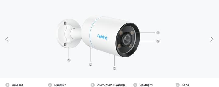Productafbeelding Reolink CX810 ColorX PoE Surveillance Camera for Indoor and Outdoor (3840 x 2160 Pixels)