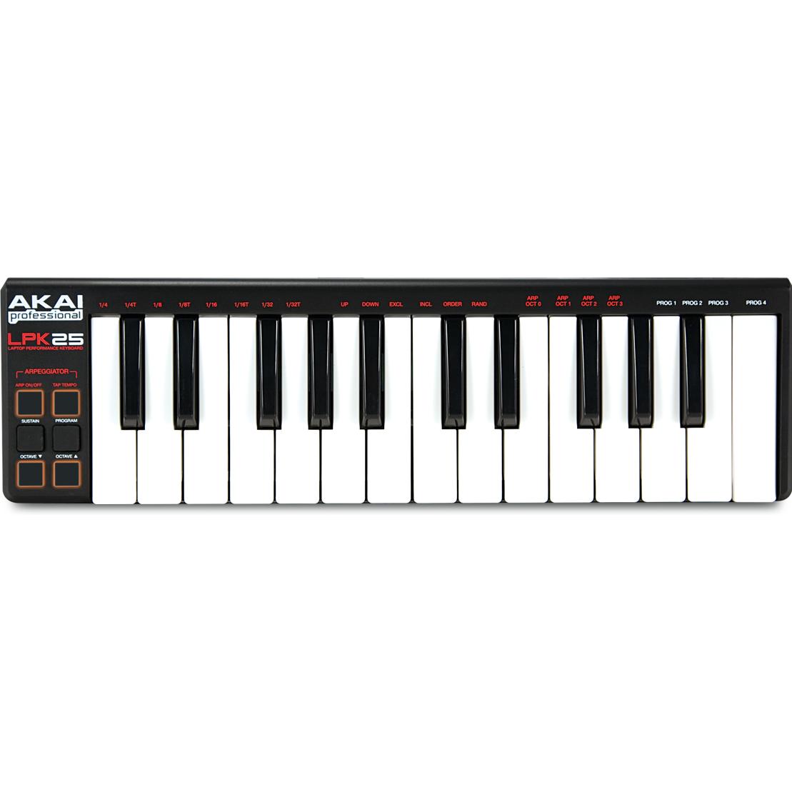 Akai Lpk25 (Tastiera), Controller MIDI, Nero