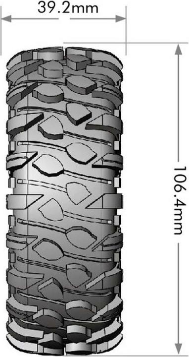 Immagine prodotto Louise pneumatico cr-rowdy 1.9 classe 1 solo supersoft con inserto per crawler (2)