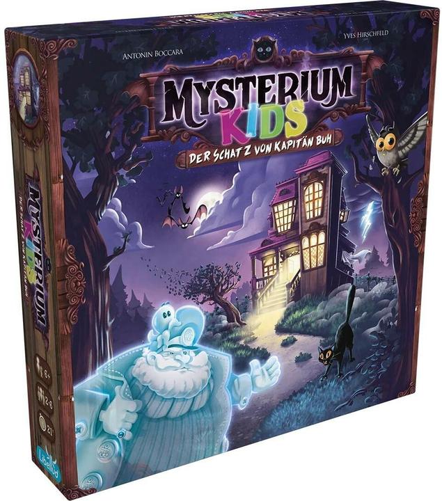 Actual product image Libellud LIBD0018 - Mysterium Kids: Der Schatz von Kapitän Buh, ab 6 Jahren (DE-Ausgabe) (German, 2 - 6 Players)